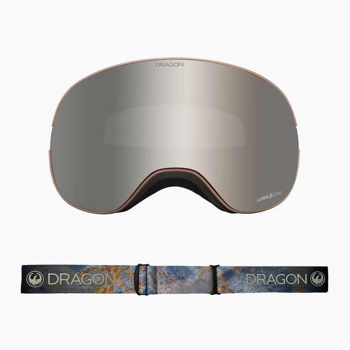 Γυαλιά σκι DRAGON X2 slate/lumalens silver ion/amber 40454-030 6