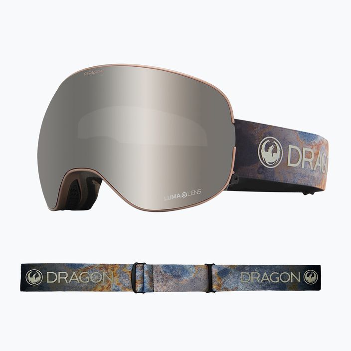 Γυαλιά σκι DRAGON X2 slate/lumalens silver ion/amber 40454-030 7
