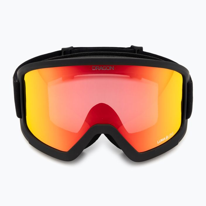 DRAGON DX3 L OTG μαύρα / κόκκινα γυαλιά σκι με κόκκινο φωτισμό 2