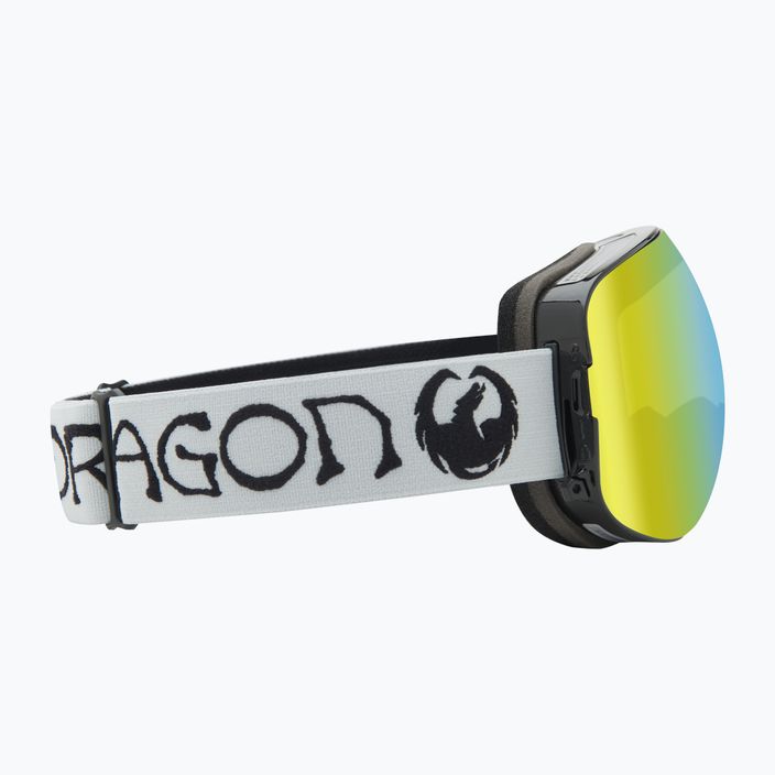 DRAGON X2 κλασικά γκρι / χρυσά ιόντα χρυσού φωτισμού / γυαλιά σκι DRAGON X2 8