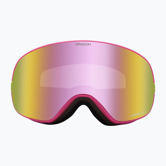 DRAGON X2S drip/lumalens ροζ ιόντα/σκούρο καπνό γυαλιά σκι 7