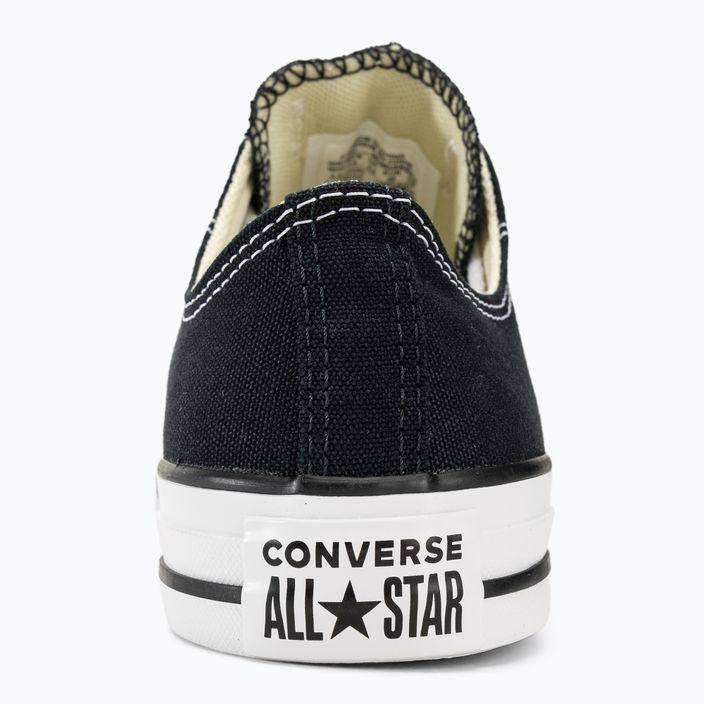 Converse Chuck Taylor All Star Classic Ox μαύρα αθλητικά παπούτσια 6