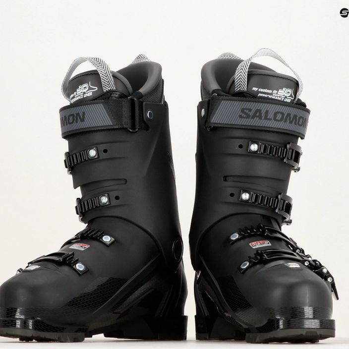 Ανδρικές μπότες σκι Salomon S Pro MV 100 μαύρο/τιτάνιο met./belle 13