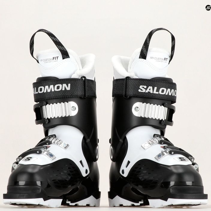 Γυναικείες μπότες σκι Salomon QST Access 70 W μαύρο/λευκό/μπελούγκα 12
