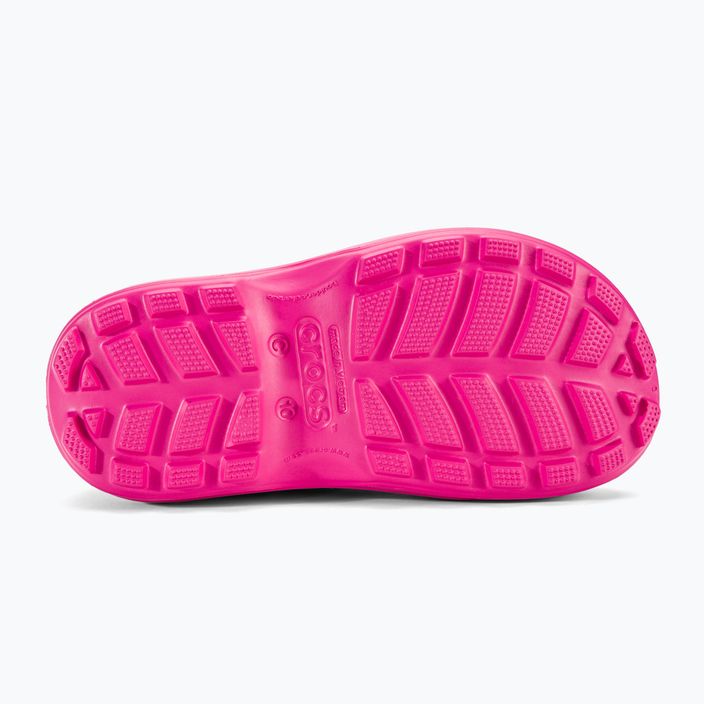 Crocs Handle Rain Boot Παιδικό καραμελένιο ροζ καλσόν 5