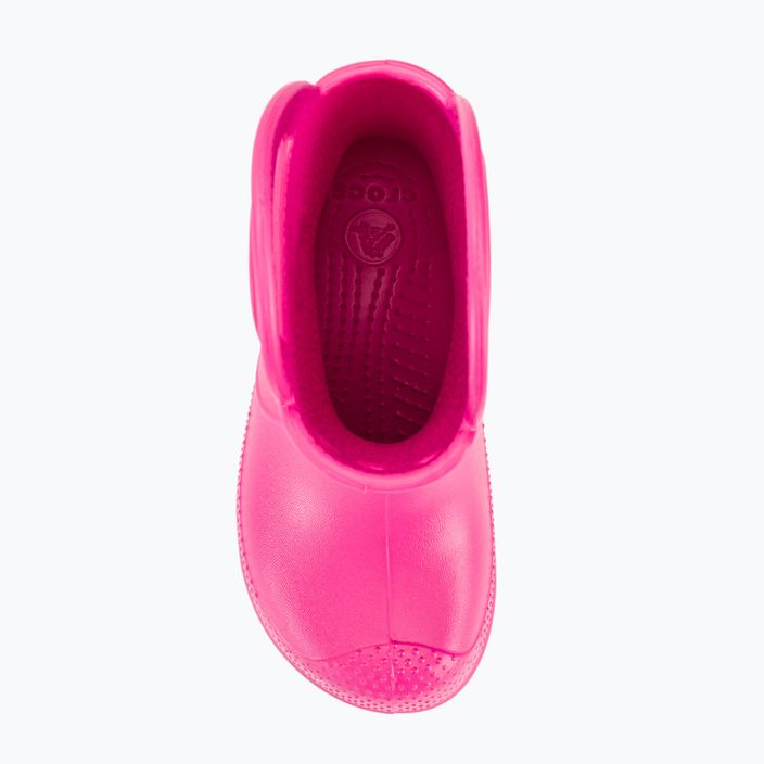 Crocs Handle Rain Boot Παιδικό καραμελένιο ροζ καλσόν 6