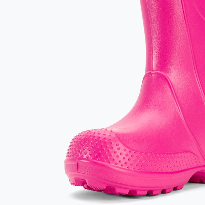 Crocs Handle Rain Boot Παιδικό καραμελένιο ροζ καλσόν 8
