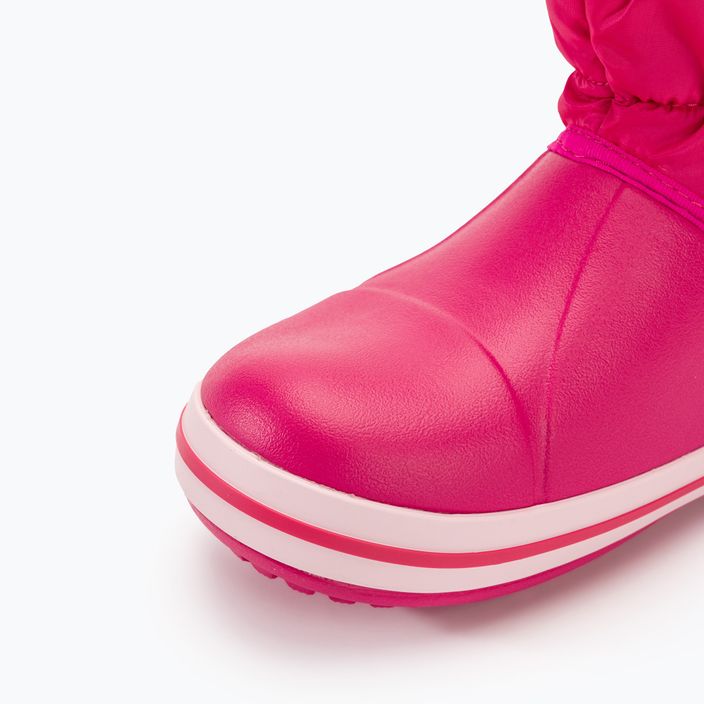 Crocs Winter Puff Παιδικές μπότες χιονιού candy pink 7