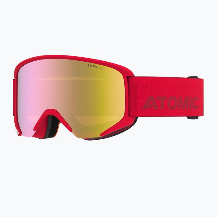 Atomic Savor Stereo κόκκινα ροζ/κίτρινα στερεοφωνικά γυαλιά σκι AN5106002 6