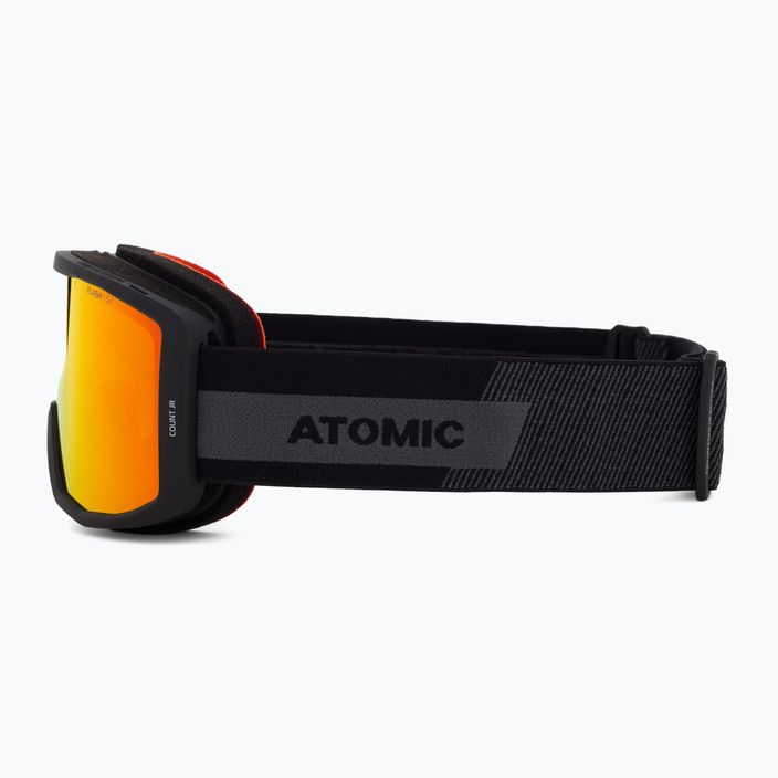 Atomic Count Jr παιδικά γυαλιά σκι κυλινδρικά μαύρο/κόκκινο φλας AN5106092 4