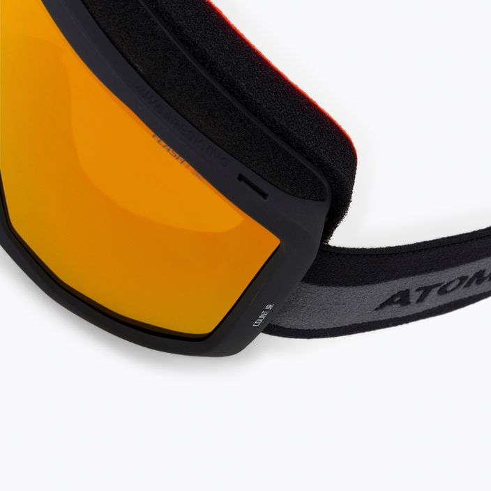 Atomic Count Jr παιδικά γυαλιά σκι κυλινδρικά μαύρο/κόκκινο φλας AN5106092 5