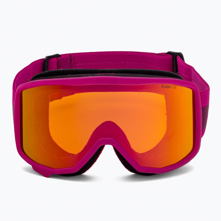 Παιδικά γυαλιά σκι Atomic Count Jr Κυλινδρικά μούρο/ροζ/μπλε λάμψη AN5106200 2