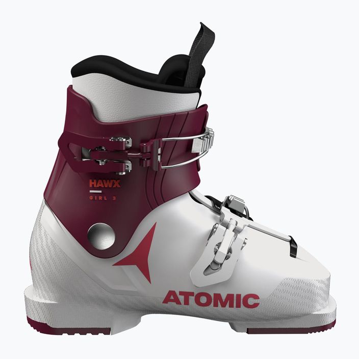 Atomic Hawx Girl 2 παιδικές μπότες σκι λευκό και μοβ AE5025660 8