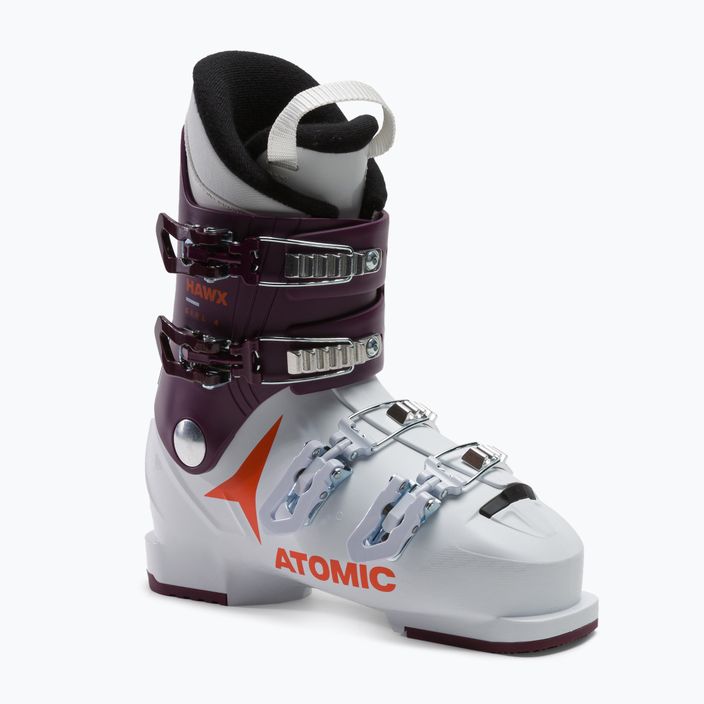 Atomic Hawx Girl 4 παιδικές μπότες σκι λευκό και μοβ AE5025620