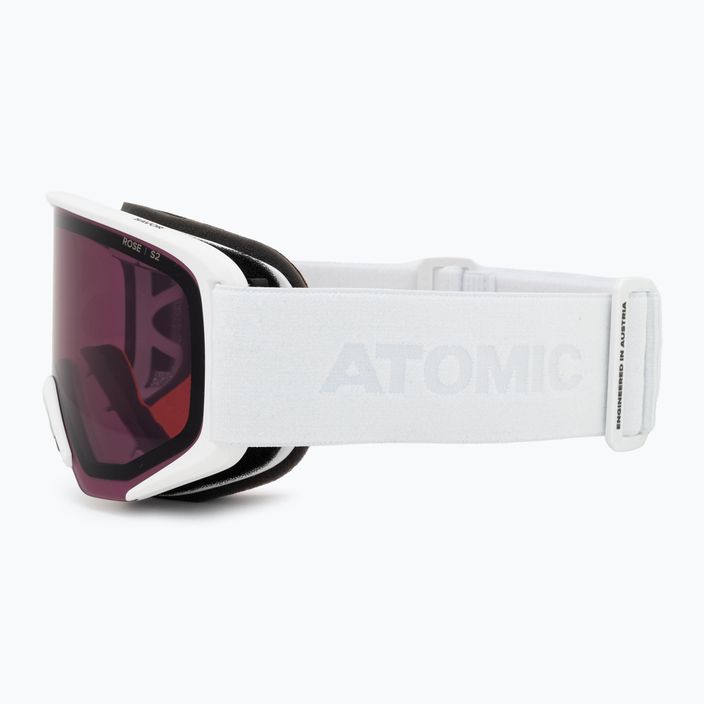 Atomic Savor λευκά/ροζ γυαλιά σκι 4