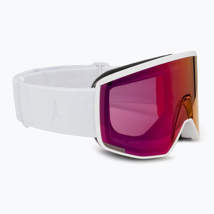 Atomic Four Pro HD λευκά/ροζ χάλκινα γυαλιά σκι 2