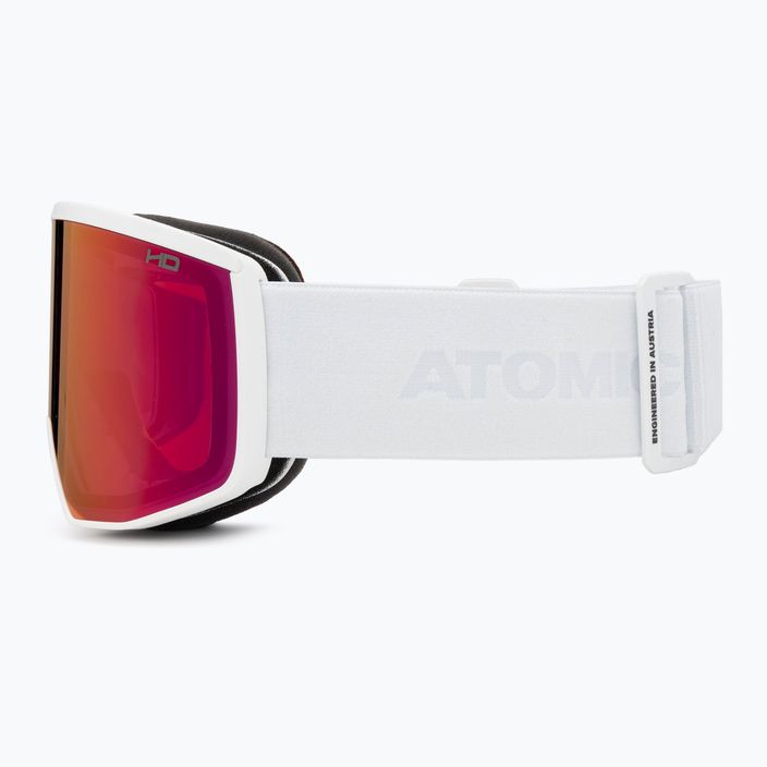 Atomic Four Pro HD λευκά/ροζ χάλκινα γυαλιά σκι 5