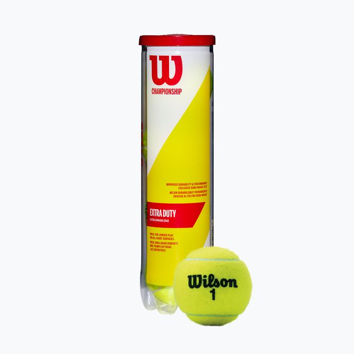 Μπάλες τένις Wilson Champ Xd Tball 4 τεμάχια κίτρινο WRT110000