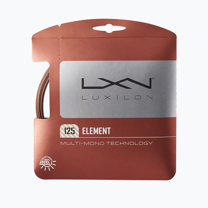 Χορδή τένις Luxilon Element 125 Set 12.2 m καφέ WRZ990105+