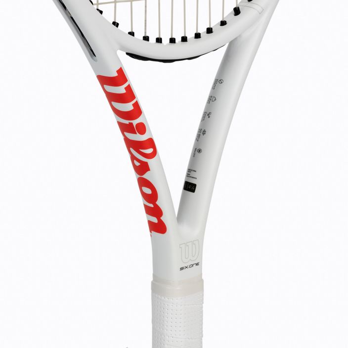 Wilson Six.One Lite 102 CVR ρακέτα τένις κόκκινη και λευκή WRT73660U 5