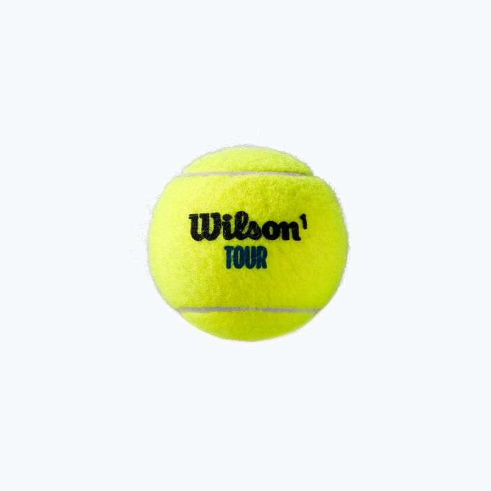 Wilson Tour Premier All Ct μπάλες τένις 4 τεμάχια κίτρινο WRT119400 3