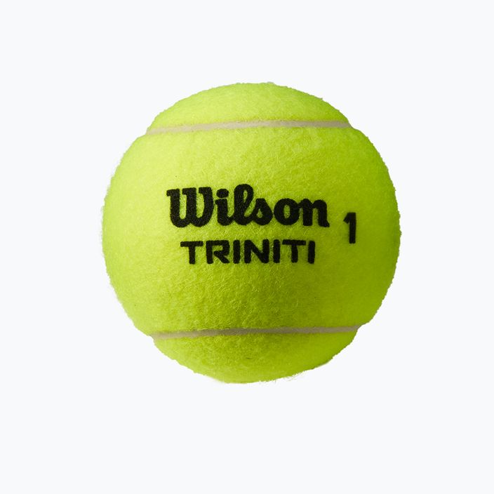 Μπάλες τένις Wilson Triniti TBall 4 τεμάχια κίτρινο WRT115200+ 2