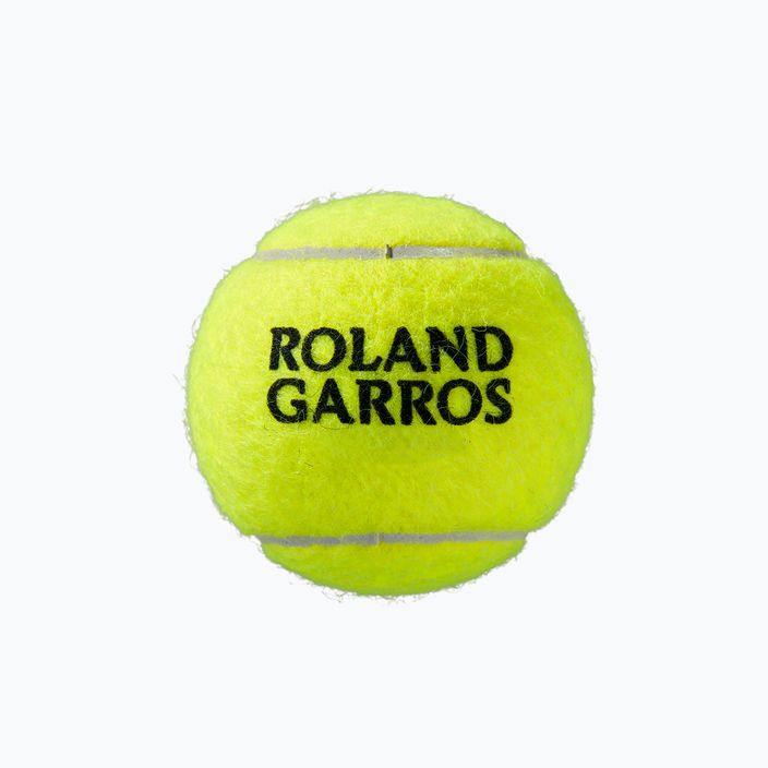 Wilson Roland Garros All Ct μπάλες τένις 3 τεμάχια κίτρινο WRT126400 3