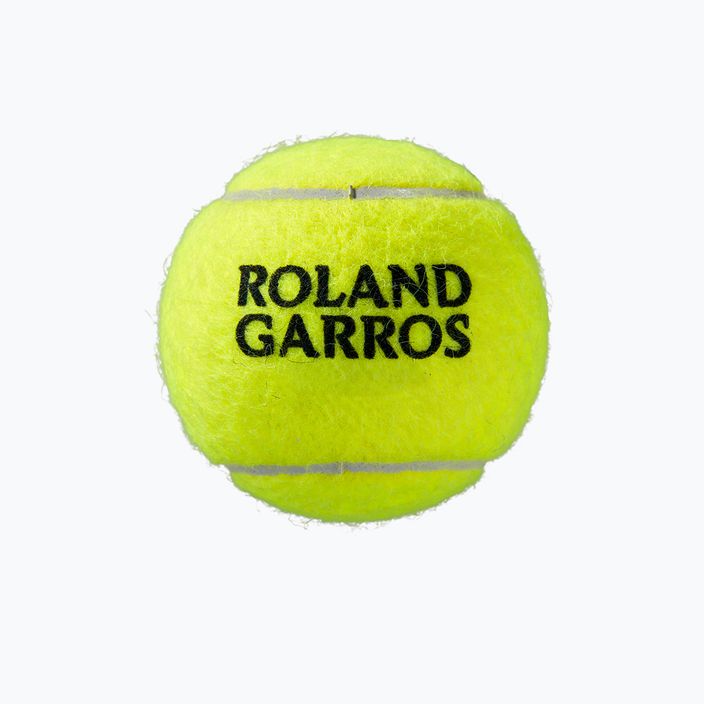 Wilson Roland Garros All Ct 4 Ball μπάλες τένις 2Pk 8 τεμάχια κίτρινο WRT116402 3