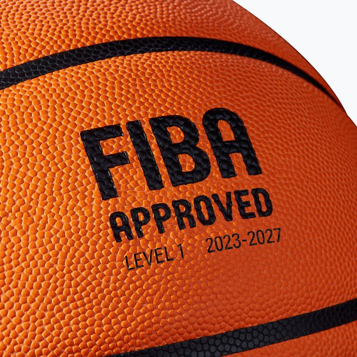 Wilson μπάσκετ EVO NXT Fiba μπάλα παιχνιδιού πορτοκαλί μέγεθος 7 5