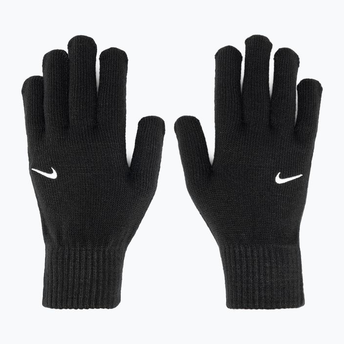 Nike Knit Swoosh TG 2.0 χειμερινά γάντια μαύρο/λευκό 3