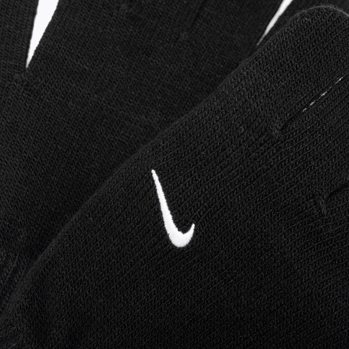 Nike Knit Swoosh TG 2.0 χειμερινά γάντια μαύρο/λευκό 4