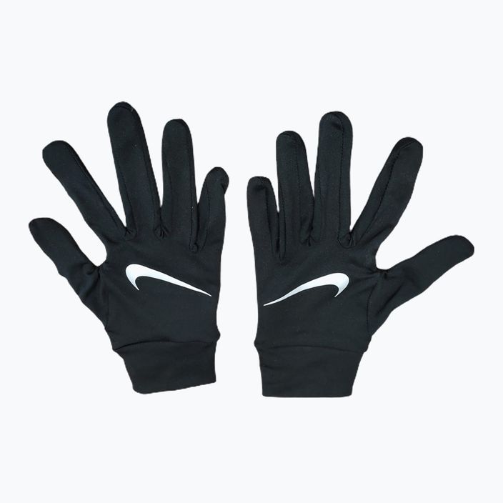 Ανδρικά γάντια τρεξίματος Nike Accelerate RG μαύρο/μαύρο/ασημί 7