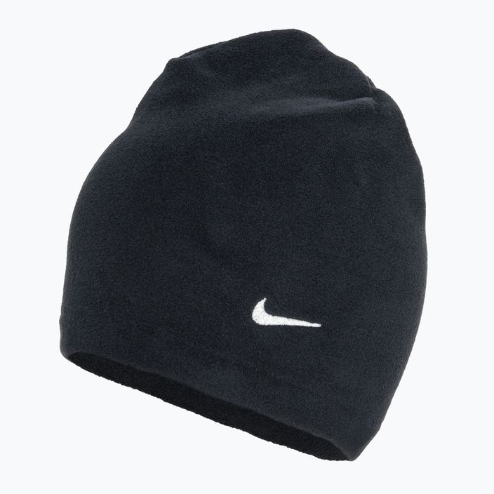 Ανδρικό σετ Nike Fleece καπέλο + γάντια μαύρο/μαύρο/ασημί 4
