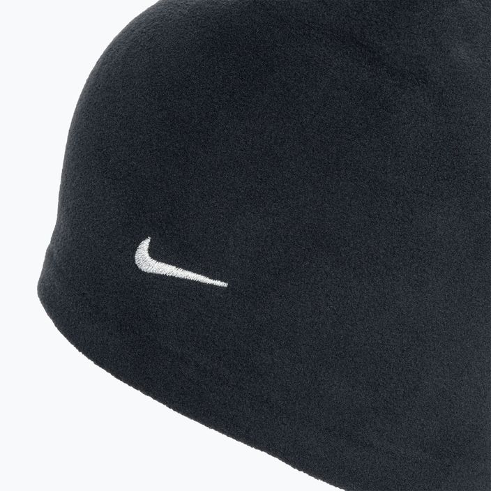 Ανδρικό σετ Nike Fleece καπέλο + γάντια μαύρο/μαύρο/ασημί 5
