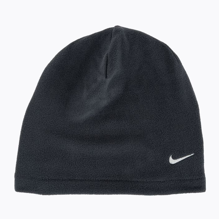 Ανδρικό σετ Nike Fleece καπέλο + γάντια μαύρο/μαύρο/ασημί 6