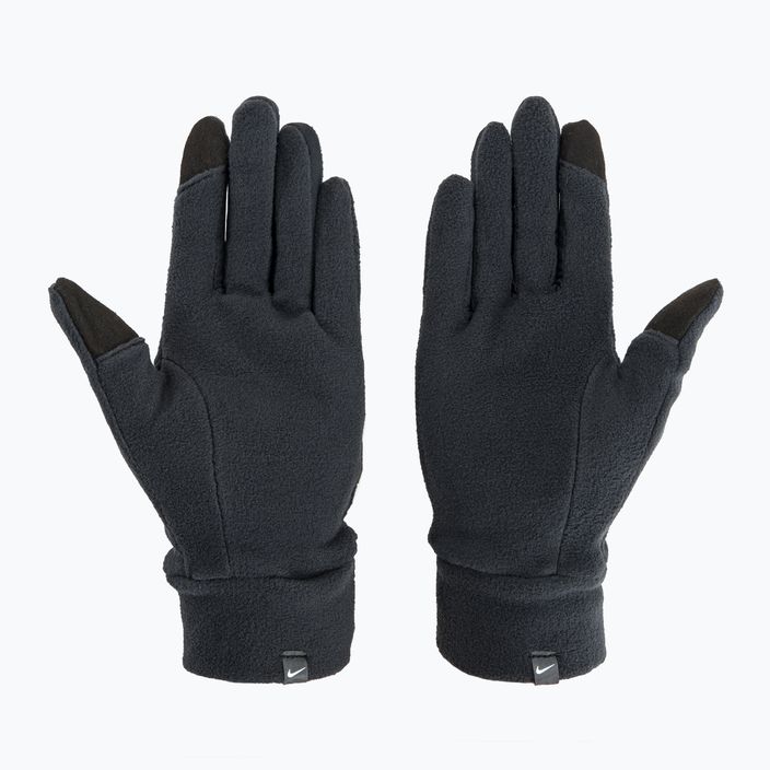 Ανδρικό σετ Nike Fleece καπέλο + γάντια μαύρο/μαύρο/ασημί 8