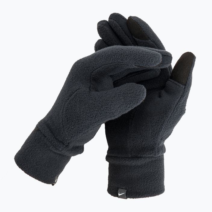 Γυναικείο σετ καπέλο + γάντια Nike Fleece μαύρο/μαύρο/ασημί 7