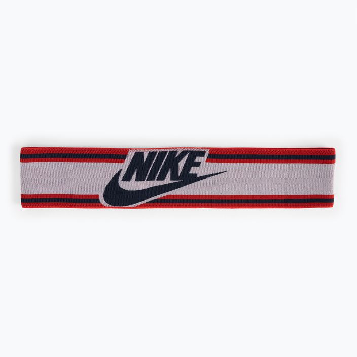 Ανδρική ελαστική κεφαλόδεσμος Nike λευκό και κόκκινο N1003550-123 2