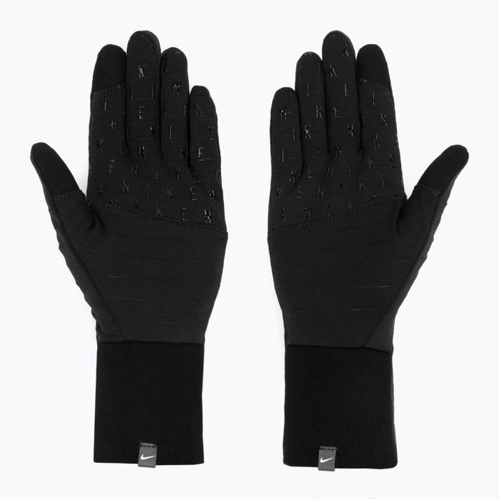 Γυναικεία γάντια τρεξίματος Nike Sphere 4.0 RG μαύρο/μαύρο/ασημί 2