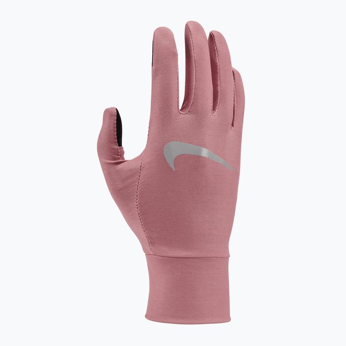 Γυναικεία γάντια τρεξίματος Nike Fleece RG red stardust/red stardust/silver 5
