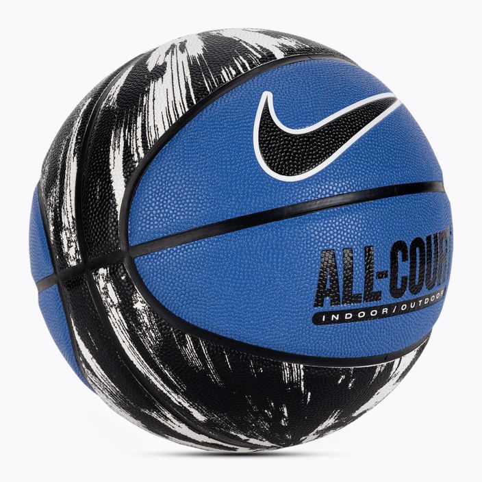 Nike Everyday All Court 8P Graphic Deflated αστέρι μπλε/μαύρο/λευκό/μαύρο μπάσκετ μέγεθος 7 2