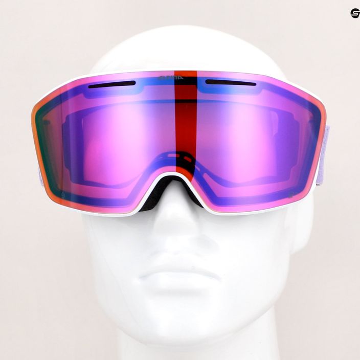 Alpina Nendaz Q-Lite S2 λευκά/lilac matt/lavender γυαλιά σκι 9