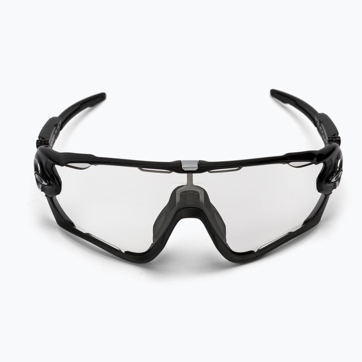 Oakley Jawbreaker γυαλισμένο μαύρο/καθαρό σε μαύρο φωτοχρωμικά γυαλιά ποδηλασίας 0OO9290 4
