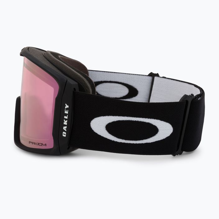 Oakley Line Miner ματ μαύρο/prizm snow hi pink iridium γυαλιά σκι OO7070-06 4