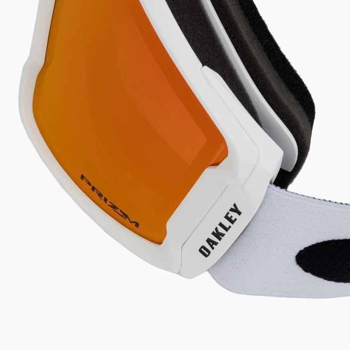 Oakley Line Miner ματ λευκό/prizm snow torch iridium γυαλιά σκι OO7070-13 5