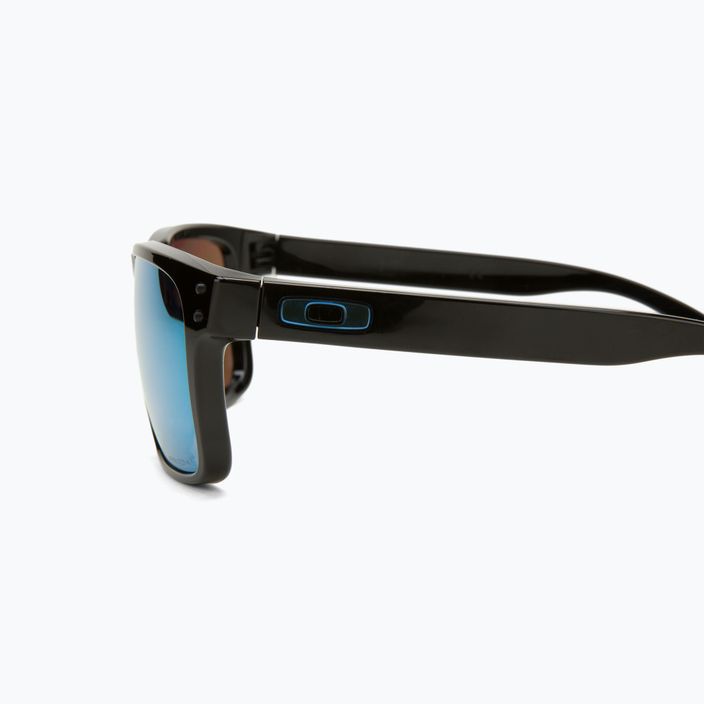 Oakley Holbrook γυαλισμένο μαύρο/prizm βαθύ νερό πολωμένα γυαλιά ηλίου 0OO9102 4