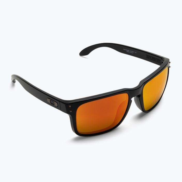 Γυαλιά ηλίου Oakley Holbrook μαύρο ματ / ρουμπίνι 0OO9102-E255