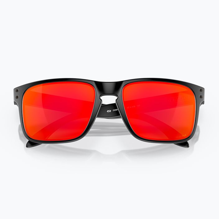 Γυαλιά ηλίου Oakley Holbrook μαύρο ματ / ρουμπίνι 0OO9102-E255 10