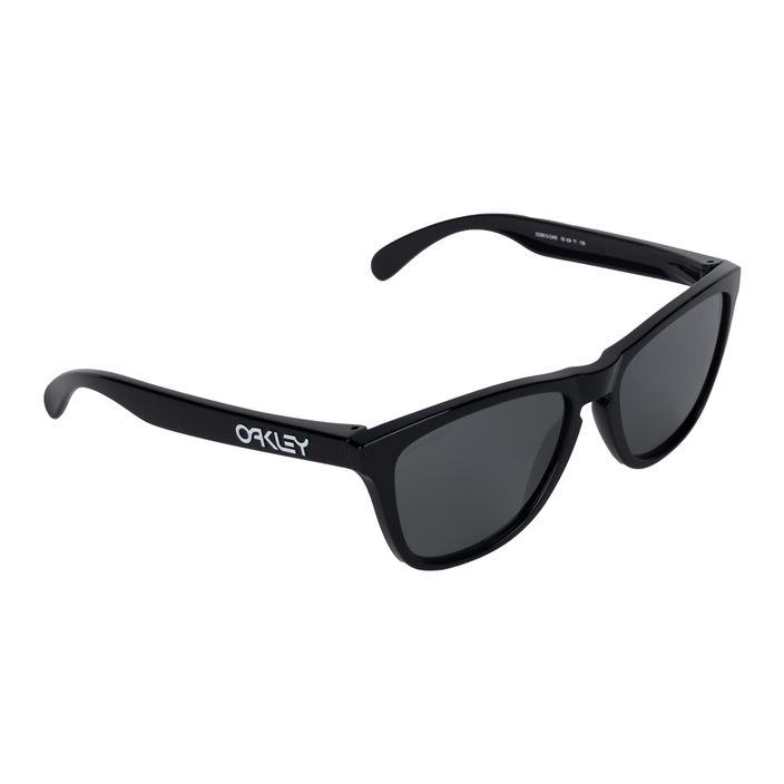 Γυαλιά ηλίου Oakley Frogskins γυαλισμένο μαύρο/πριζό μαύρο 0OO9013
