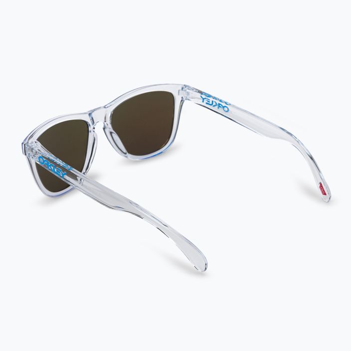 Γυαλιά ηλίου Oakley Frogskins κρυστάλλινα διαφανή/prizm ζαφείρι 0OO9013 2